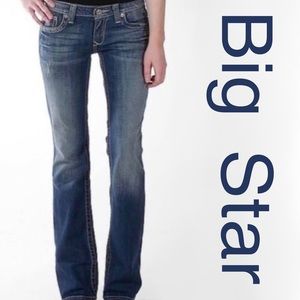 Big Star Casey K Low Rise Bootcut Jeans Size 27L
